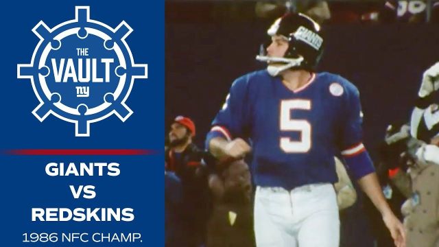 New York Giants: Giants Shut Out Washington 17-0 to Win NFC Championship (1986) _ New York Giants Highlights